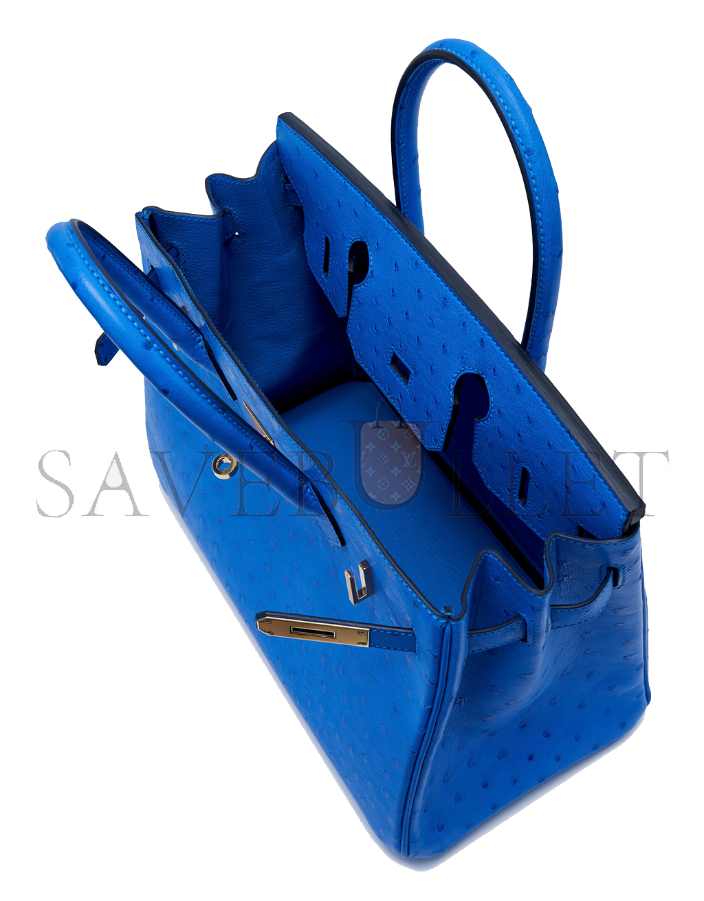 H**mes master birkin 30 blue mykonos 28624521 (30*24*16cm)